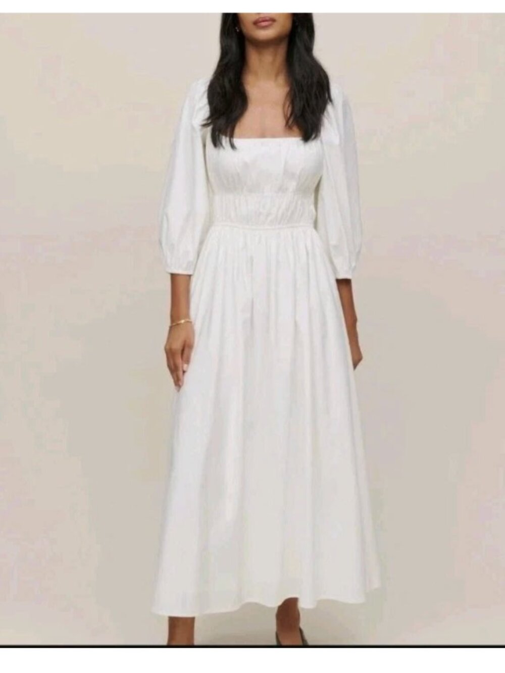 Reformation Bennie Dress - White